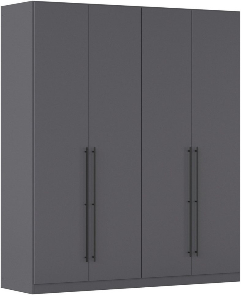 rauch Kleiderschrank Drehtürenschrank Schrank Garderobe Wäscheschrank Schlafzimmer AVOLA (in 3 verschiedenen Ausstattungen BASIC/CLASSIC/PREMIUM) mit hochwertigen Stangengriffen in Schwarz aus Metall MADE IN GERMANY Bild 1