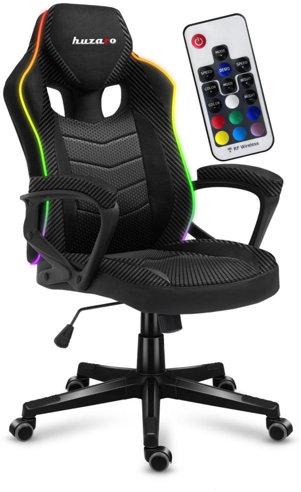 Huzaro Force 2. 5 RGB Carbon Mesh Gaming Stuhl Bild 1