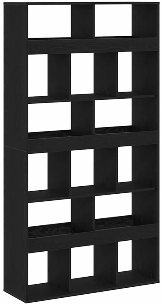 vidaXL Bücherregal Schwarze Eiche 100 x 33 x 187,5 cm Holzwerkstoff 3345125 Bild 1