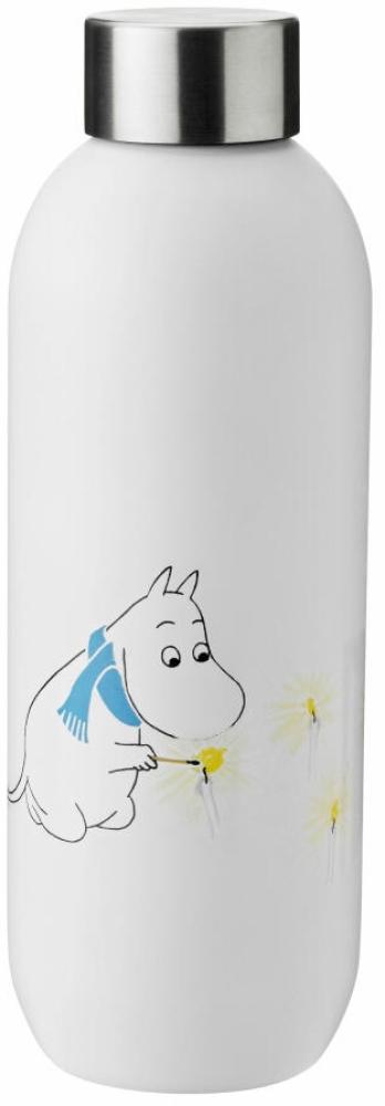 Stelton Trinkflasche Keep Cool Moomin Frost, Edelstahl, Blau, 0. 75 Liter, 1372-6 Bild 1