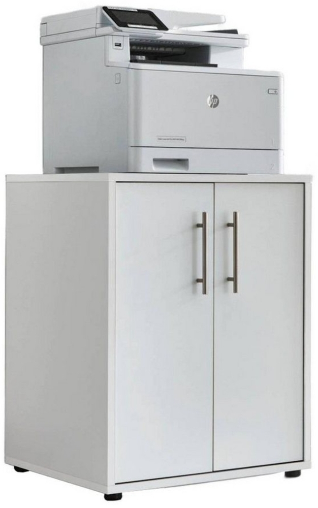 BMG Möbel Aktenschrank Druckerschrank Office Edition (große Oberplatte auch für Office Drucker geeignet) Höhe 74 cm, optimale Ergänzung zu Schreibtischen Bild 1