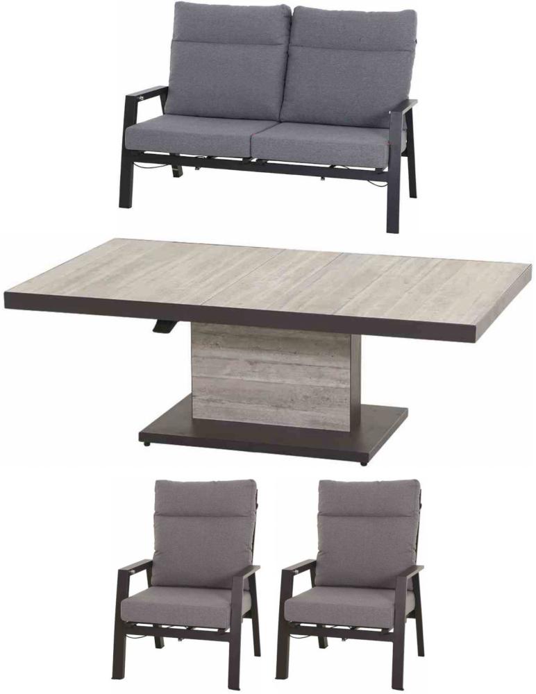 Siena Garden Valencia 4-teiliges Set Loungegruppe Komplettset Gartengarnitur Loungesofa Bild 1