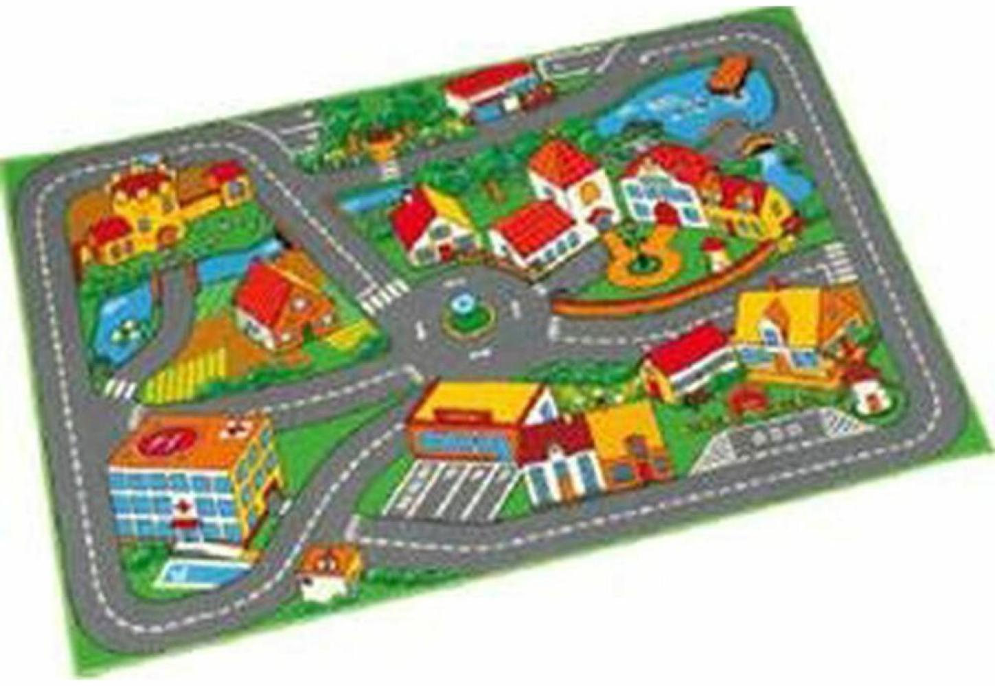 MEUBINEX - Quiet Town Teppich 95x133cm Filzrücken Bild 1