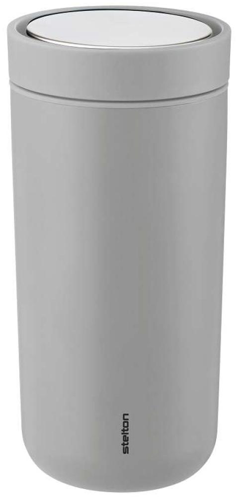 Stelton To Go Click Becher 0,4 l light grey Bild 1