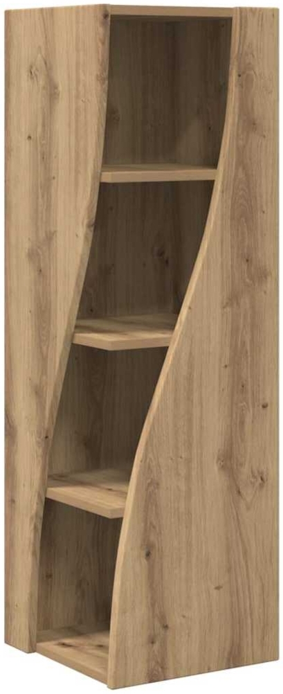 vidaXL Eckschrank Weiß 32 x 32 x 102 cm Holzwerkstoff 889864 Bild 1