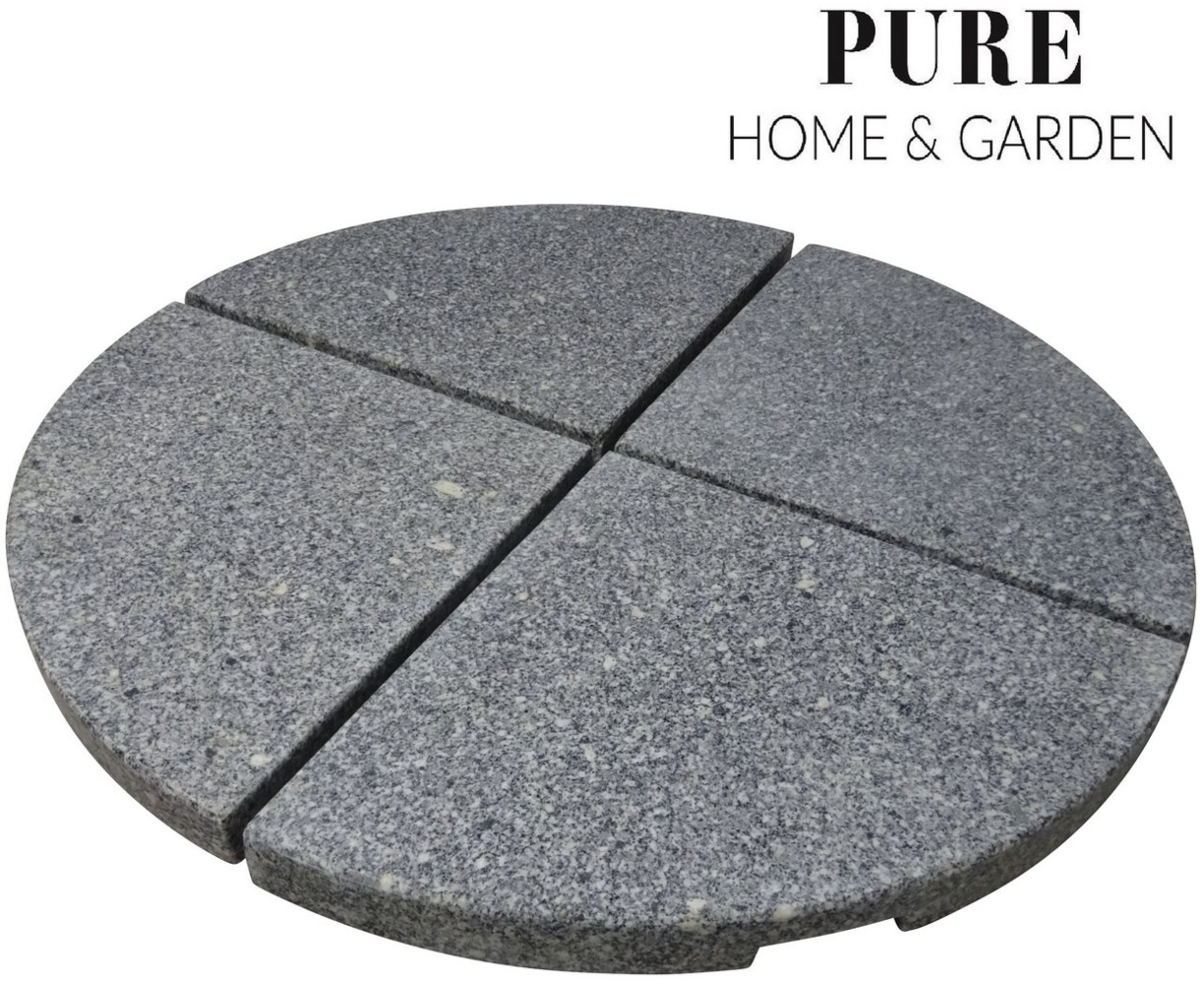 Pure Home & Garden Granitplatten "Stout" 4er Set, grau Bild 1