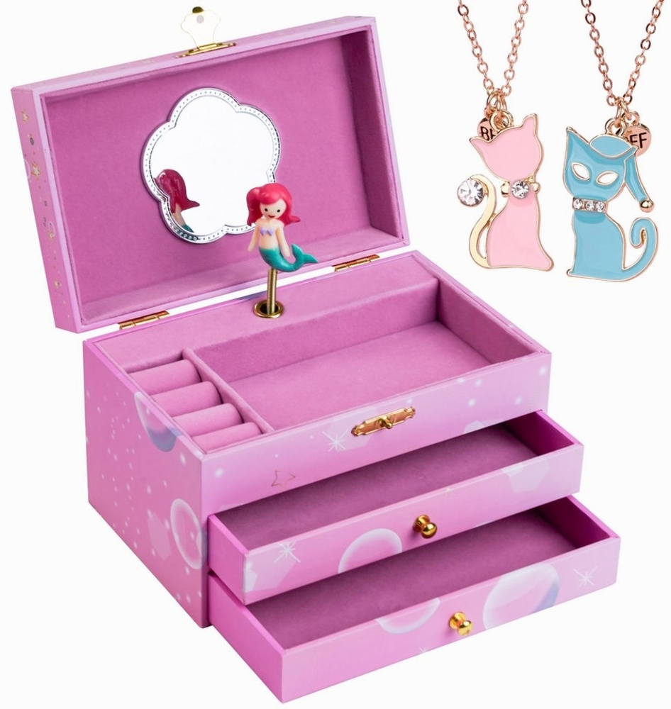 AdelDream Schmuckkasten Musik-Aufbewahrungsbox Bild 1