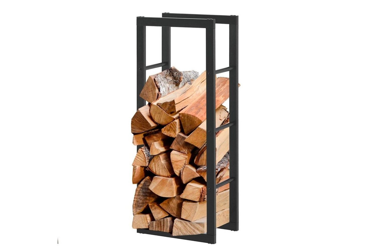 Karat Kaminholzregal Erhältlich in 3 Größen, Holzregal, Holzvorrat, BxTxH:40x25x100 cm, Für den Innen- und Außenbereich geeignet Bild 1