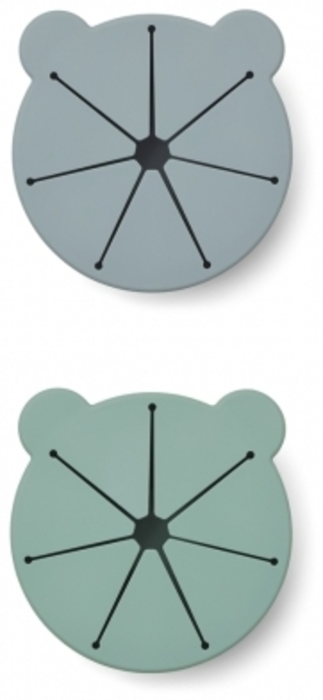 Liewood Kelly Snackbox 2er Set Blue fog peppermint Bild 1