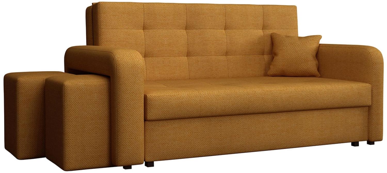 Schlafsofa Viva Home III, Nische für Hocker auf der linken Seite, Farbe: Enjoy 12 Bild 1