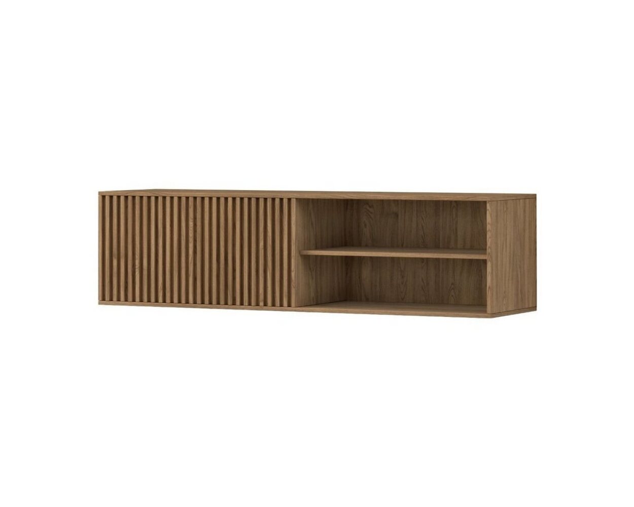 MOEBLO TV-Board Entia (Hängend Sideboard Wohnzimmer Kommode Schlafzimmer Komodenschrank Highboard, Eiche Artisan mit Lamellen), (HxTxB): 40x40x150 cm Bild 1