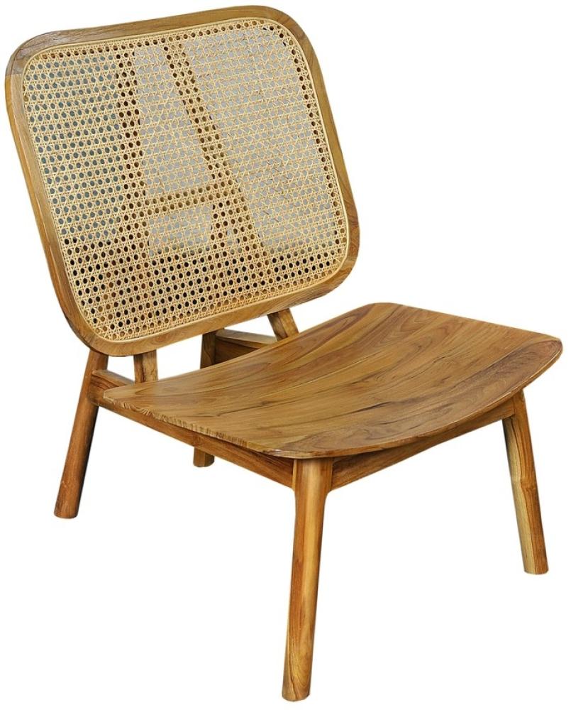 SIT&CHAIRS Stuhl Teak Rattan Natur Bild 1