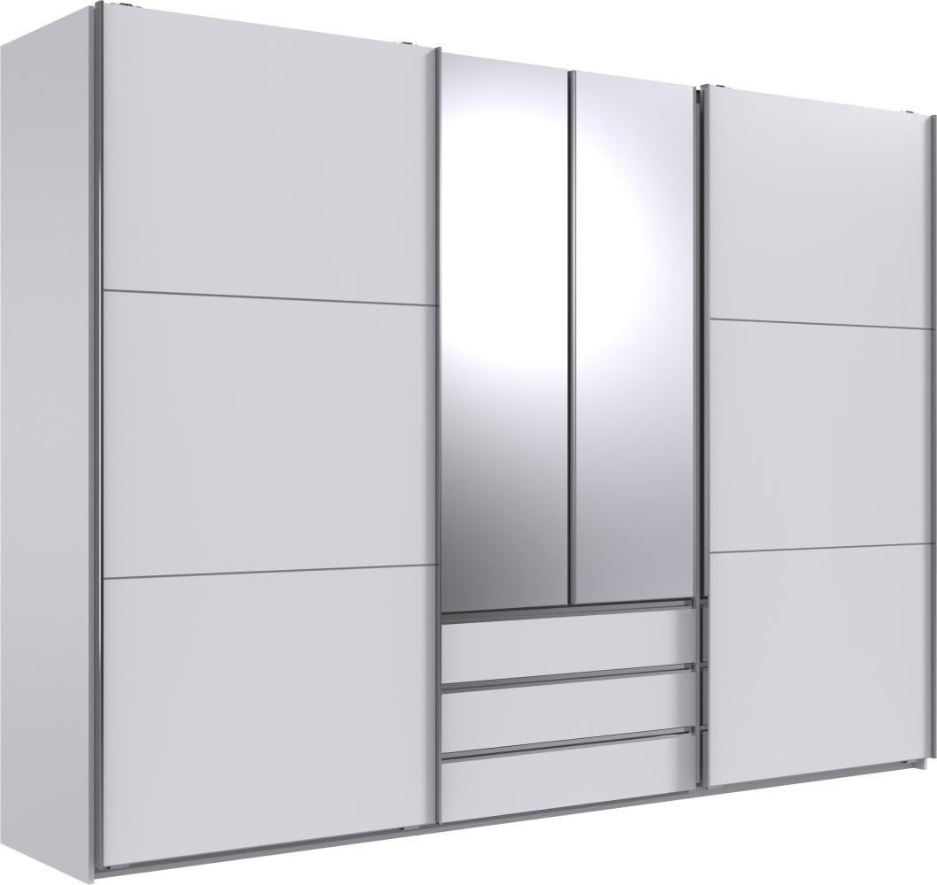 Schwebetürenschrank >MAGIC< in WEISS - 300x216x65cm (BxHxT) Bild 1