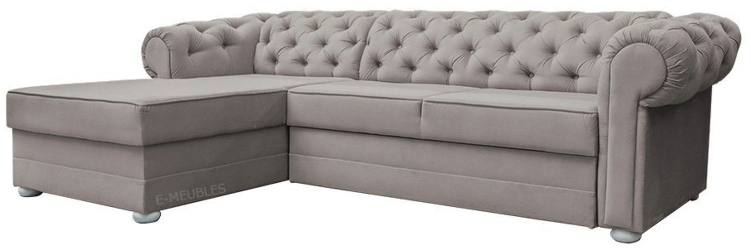 MOEBLO Ecksofa Avia, mit Schlaffunktion mit Bettkasten Eckcouch Wohnlandschaft Sofa mit Ottomane Eckgarnitur Polsterecke, (BxTxH):280x180x81 cm Bild 1