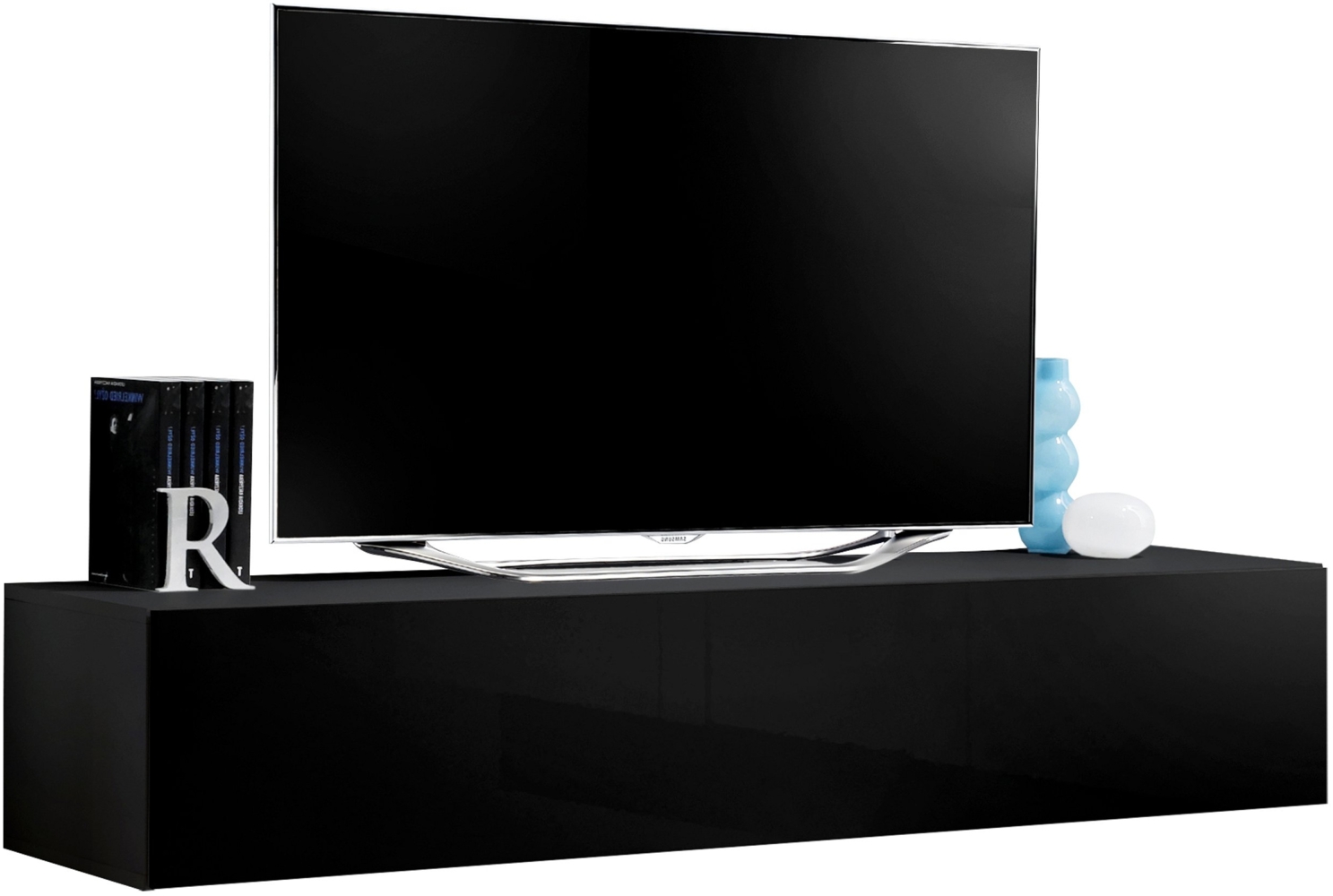 TV-Lowboard Fly 30 in Schwarz 160 cm Breit Bild 1