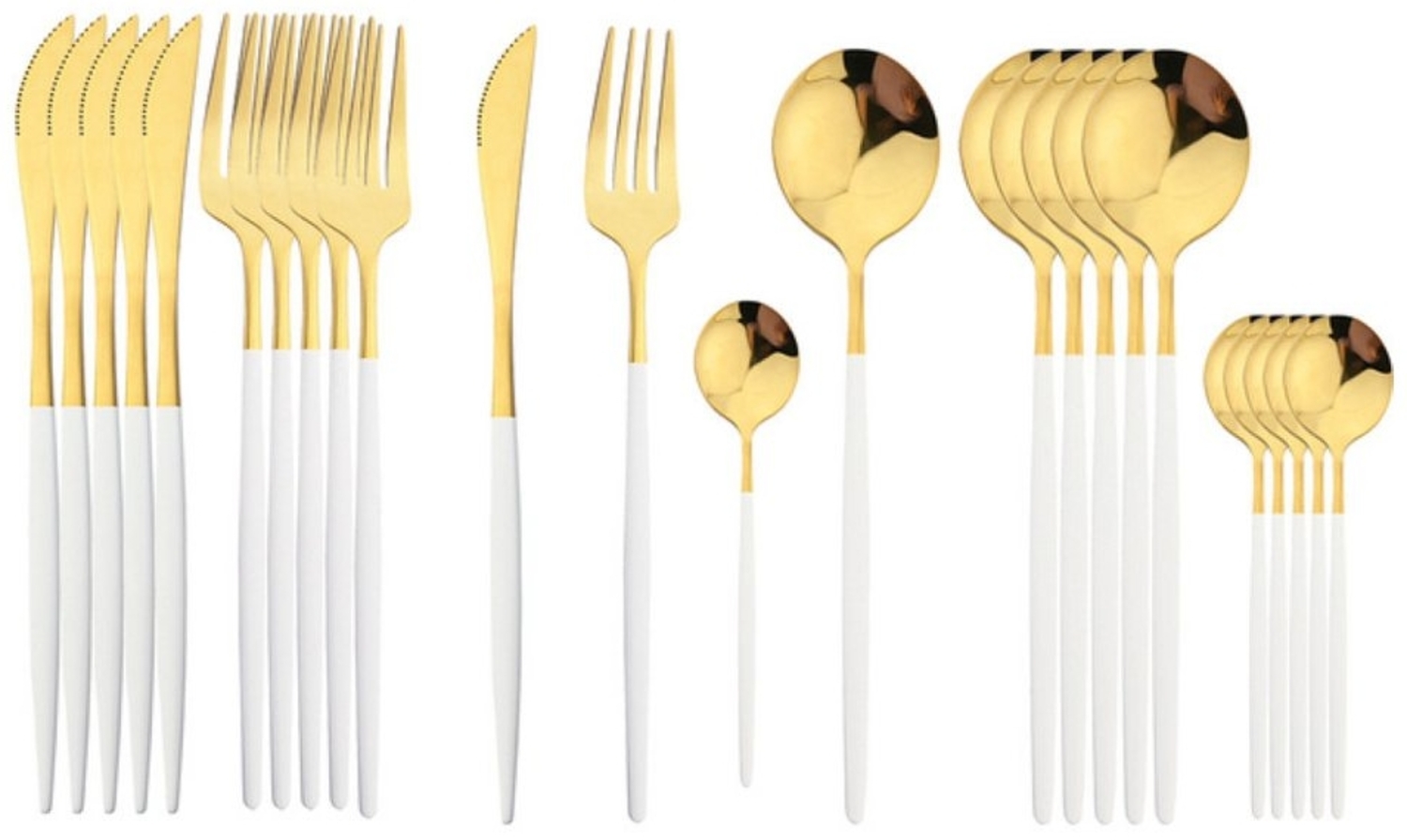 Cinar Besteck-Set 36 tlg Besteck-Set Elegant 18/10 Edelstahl Steinless Steel 6 Personen, 6 Personen, 36-teilig Besteck aus 18/10 Edelstahl Bild 1