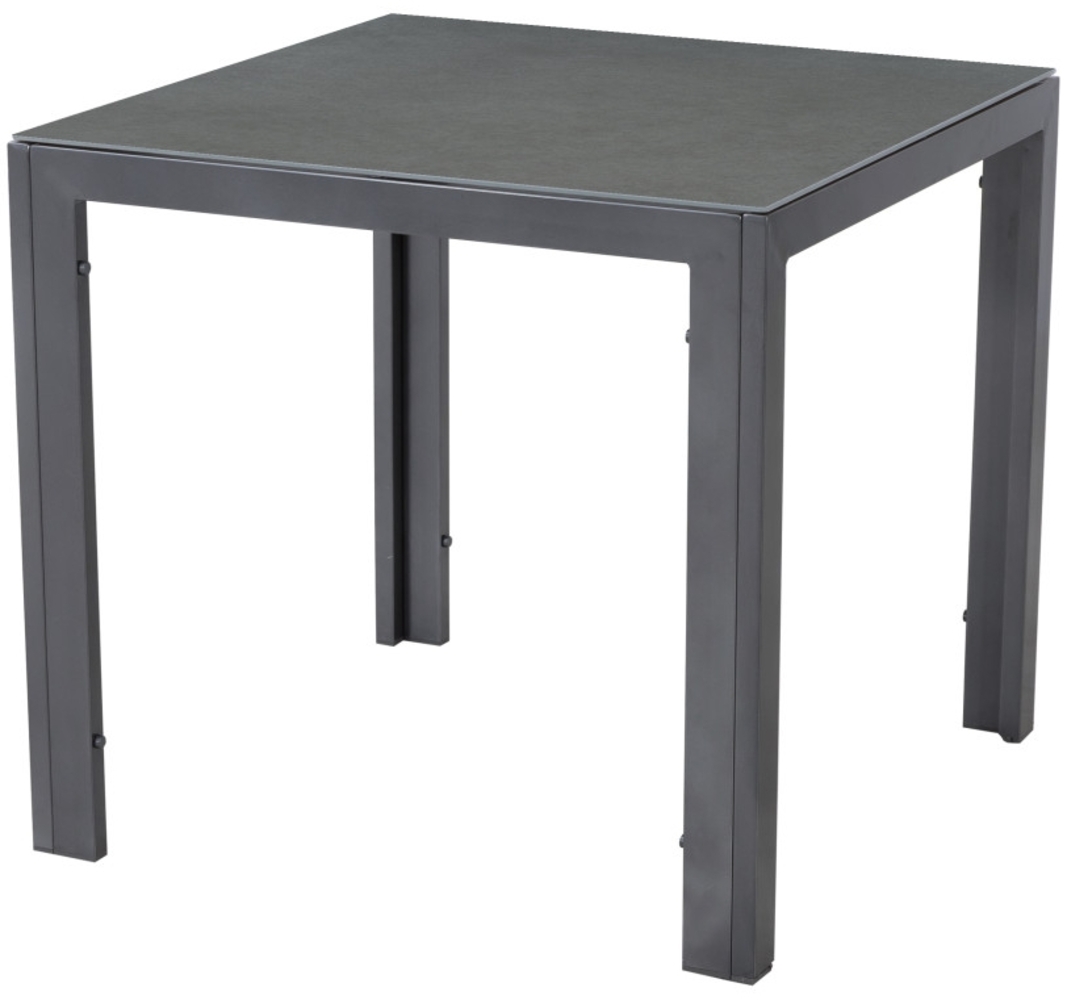 Primaster Gartentisch Alu Loreto 80 x 80 cm Bild 1