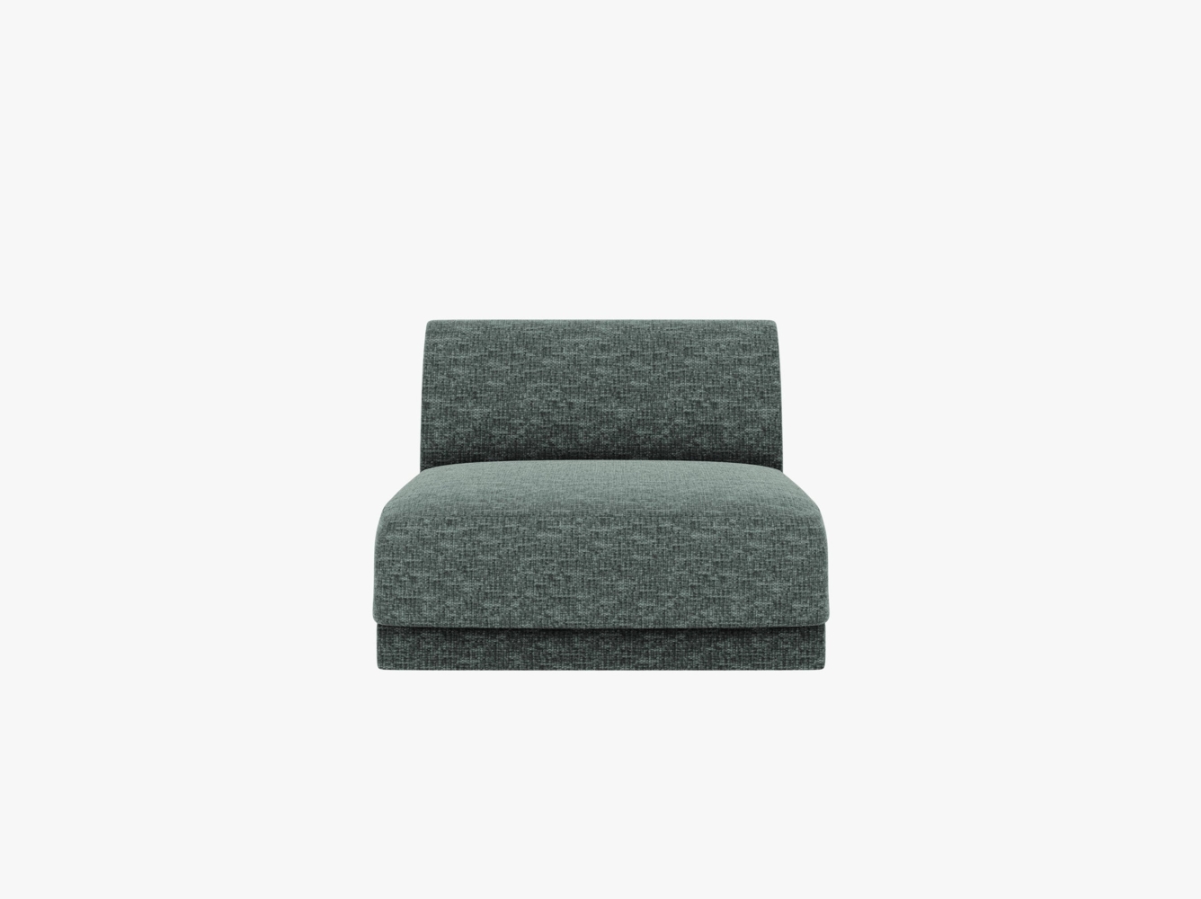 Micadoni Modul Armlos Miley Chenille Petrol Bild 1