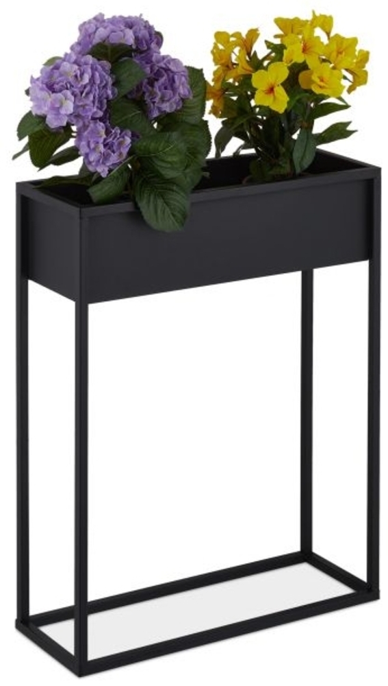 Metall Blumenständer in Schwarz 10039473 Bild 1