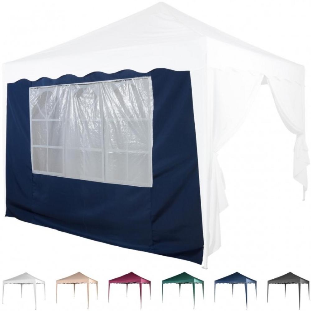 INSTENT® Basic Seitenwand/Seitenteil für Pavillon 3x3m mit Fenster oder Reißverschluss, wasserabweisend und atmungsaktiv, Farbwahl, für Festzelt, Partyzelt Bild 1