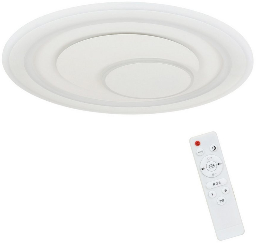 Nettlife LED Deckenleuchte LED Deckenleuchte 50cm RGB Runde, RGB Farbwechsel, LED fest integriert, Warmweiß Neutralweiß Kaltweiß, RGB, RGB Hintergrundbeleuchtung Bild 1