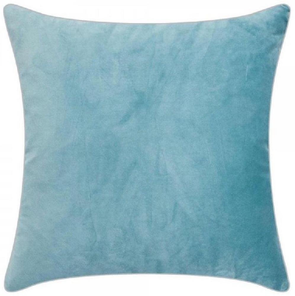 pad Kissenhülle Samt Elegance Aqua Blau (50x50cm) 10127-I40-5050 Bild 1