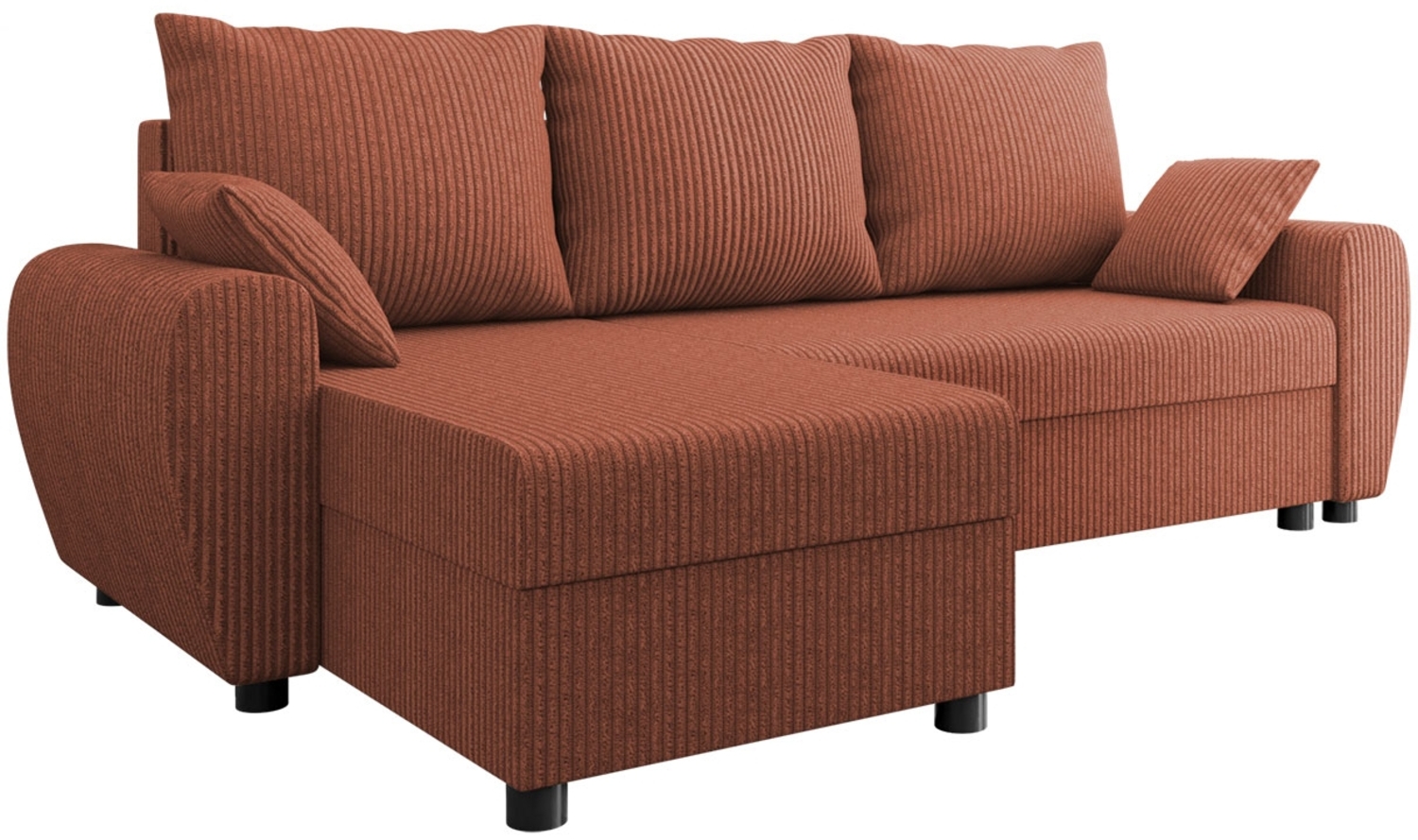 Ecksofa Satorin Cord (Farbe: Poso 29) Bild 1