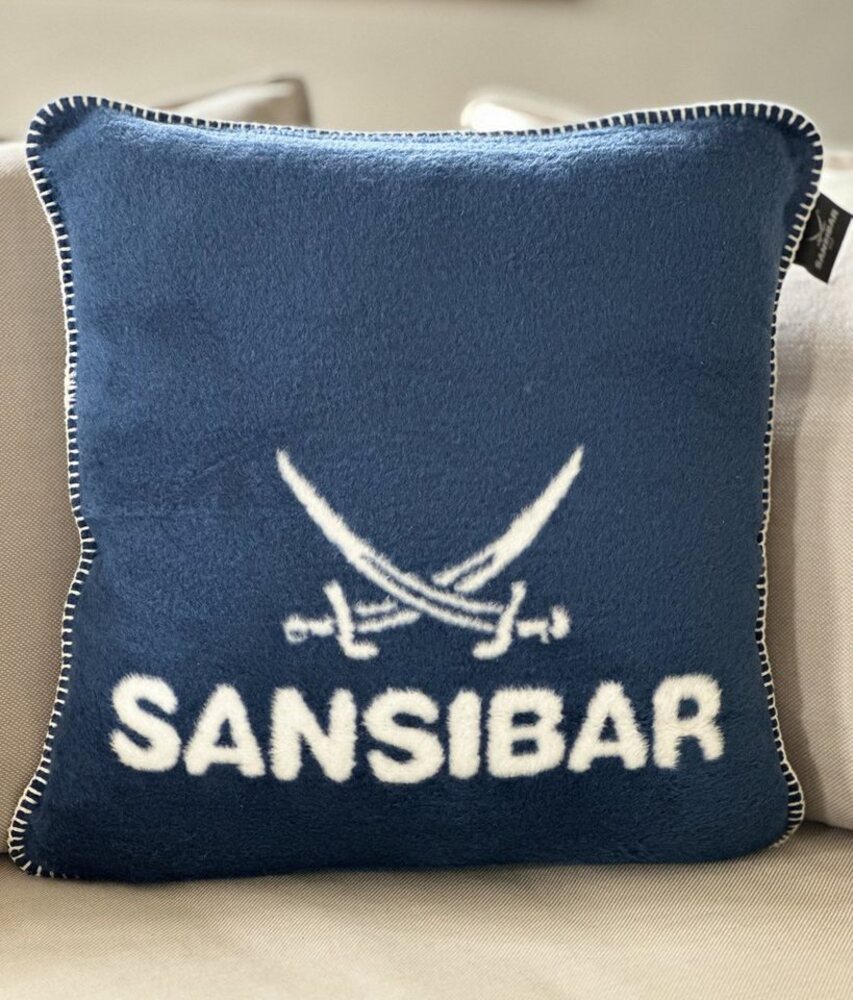 Sansibar Sylt Kissenbezug Jacquard Kissenhülle "Doubleface", Sansibar Dekokissen, 50x50 cm, besonders weich, angenehm wärmend, pflegeleicht, hautfreundlich Bild 1