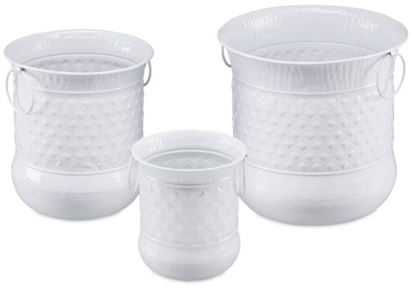 3er Set Blumentopf antik Bild 1