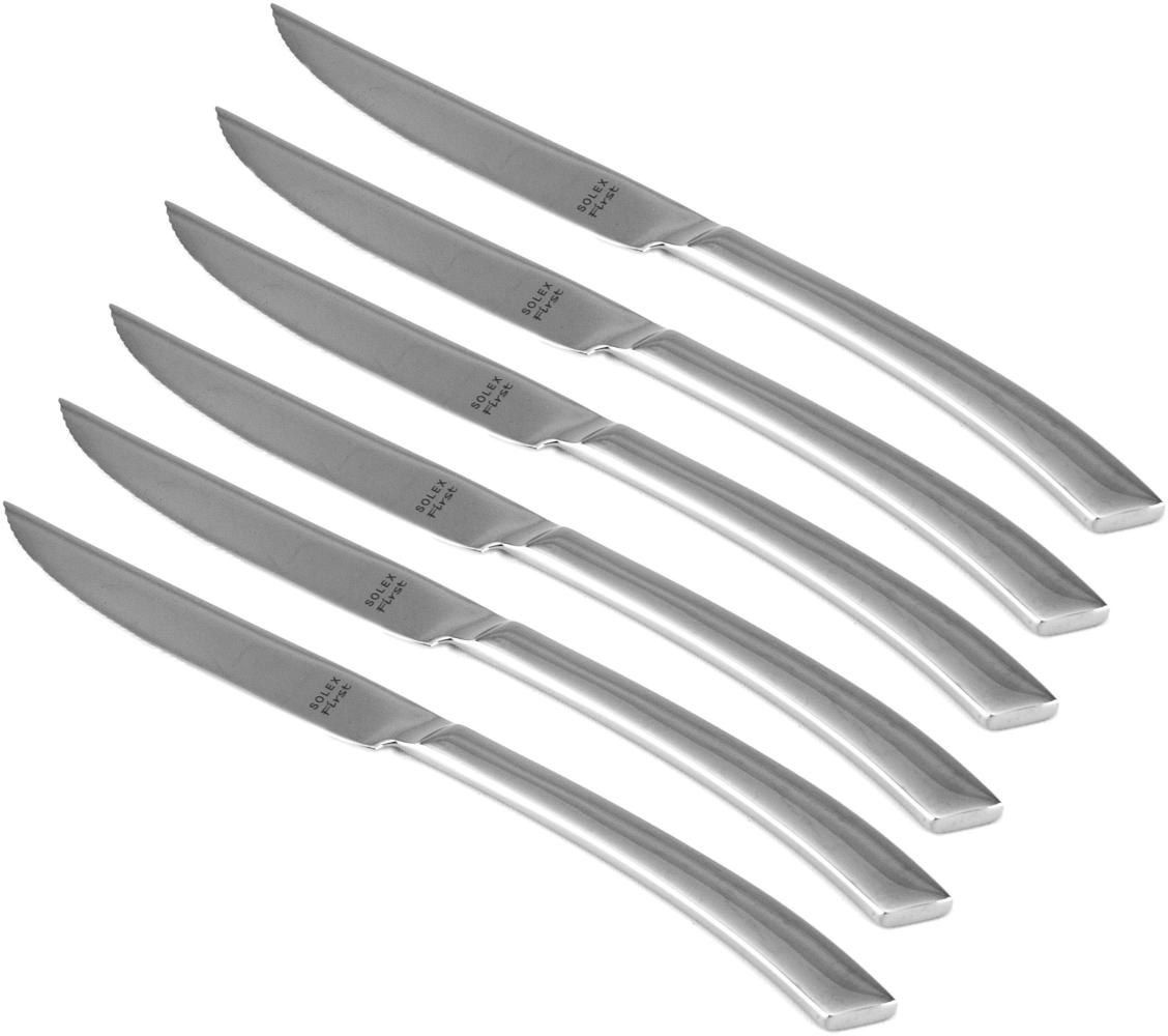 Solex Sophia Besteckset 6 Stück Steakmesser Vollheft Bild 1