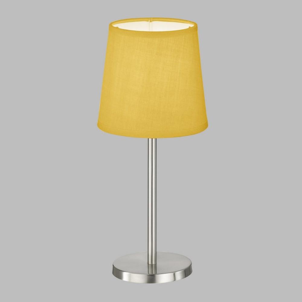FHL easy 850225 Tischleuchte Eve nickel gelb 30cm Bild 1