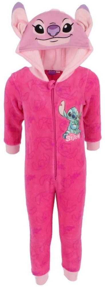 Lilo & Stitch Strampler für Kinder – Korallen Fleece Schlafanzug 98/104 cm Bild 1