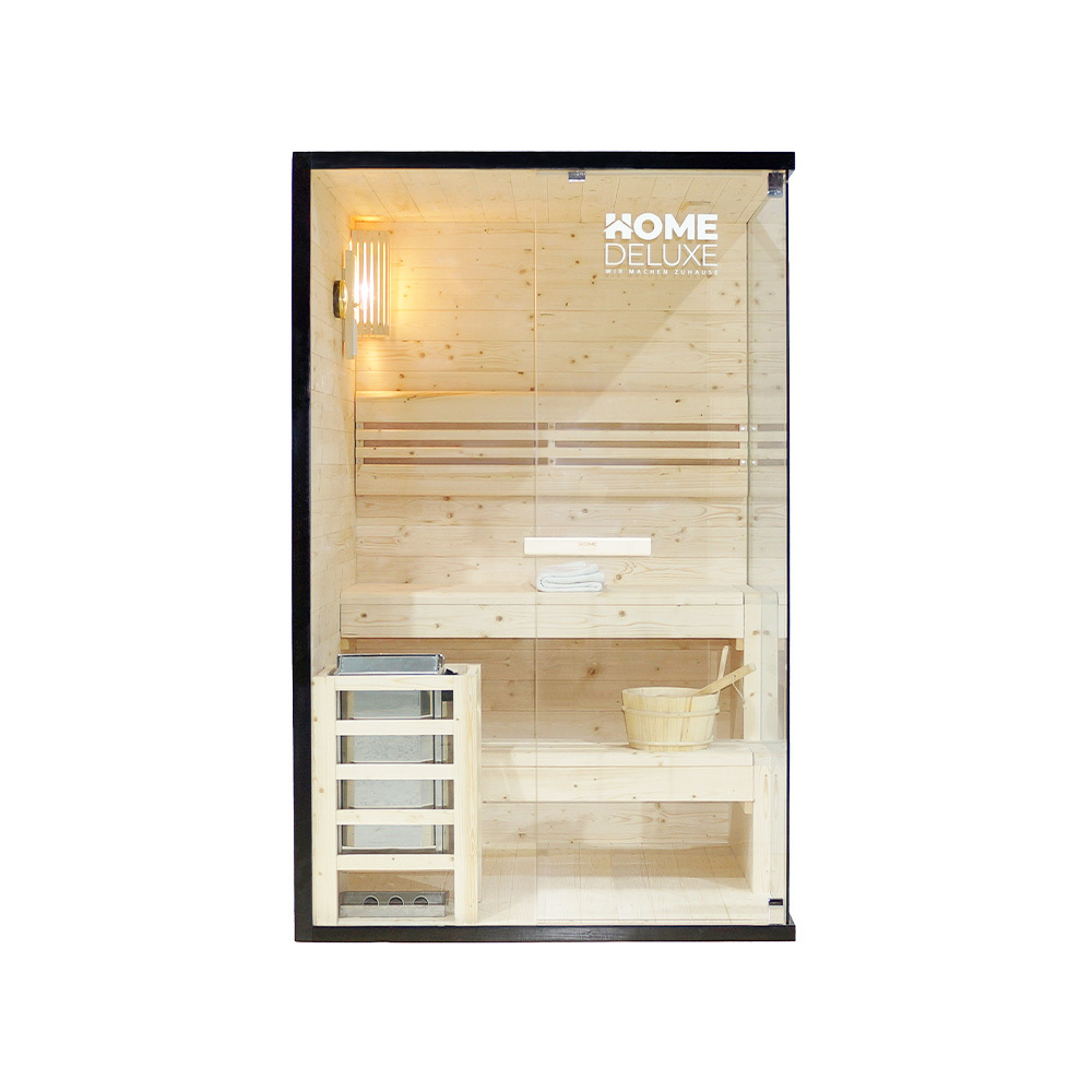 HOME DELUXE Traditionelle Sauna SHADOW M - 120 x 120 cm für 2 Personen Bild 1