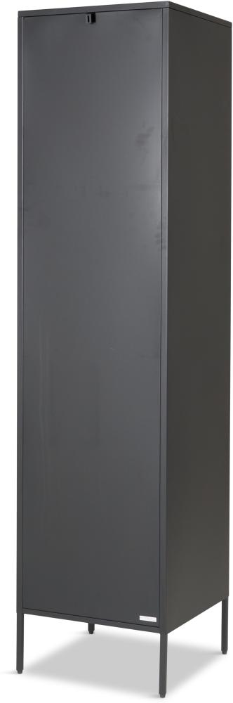 Homexperts 'FLENSBURG' Vitrine, grau, B 40 x H 169 x T 42 cm Bild 1
