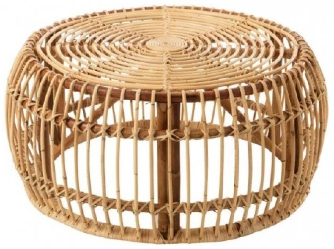 Tisch Ana Rund Rattan Naturell Bild 1