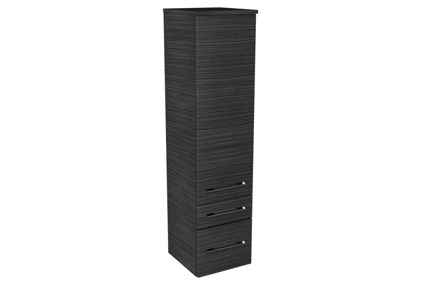 Lanzet Midischrank 30 cm, links, Schwarz Bild 1