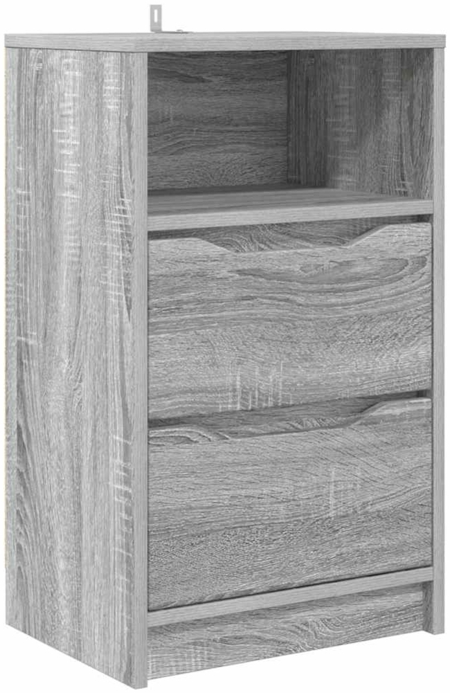 vidaXL Nachttisch Graues Sonoma 40 x 30 x 467 cm Holzwerkstoff 888919 Bild 1