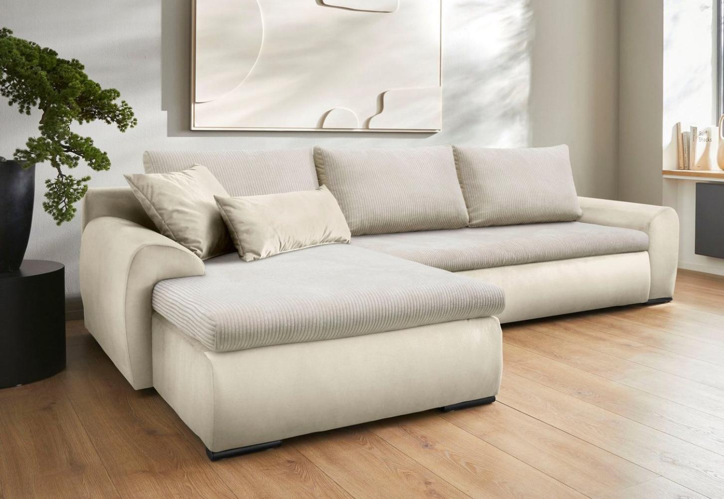 Home affaire Ecksofa Win L-Form, wahlweise mit Bettfunktion und Bettkasten Bild 1