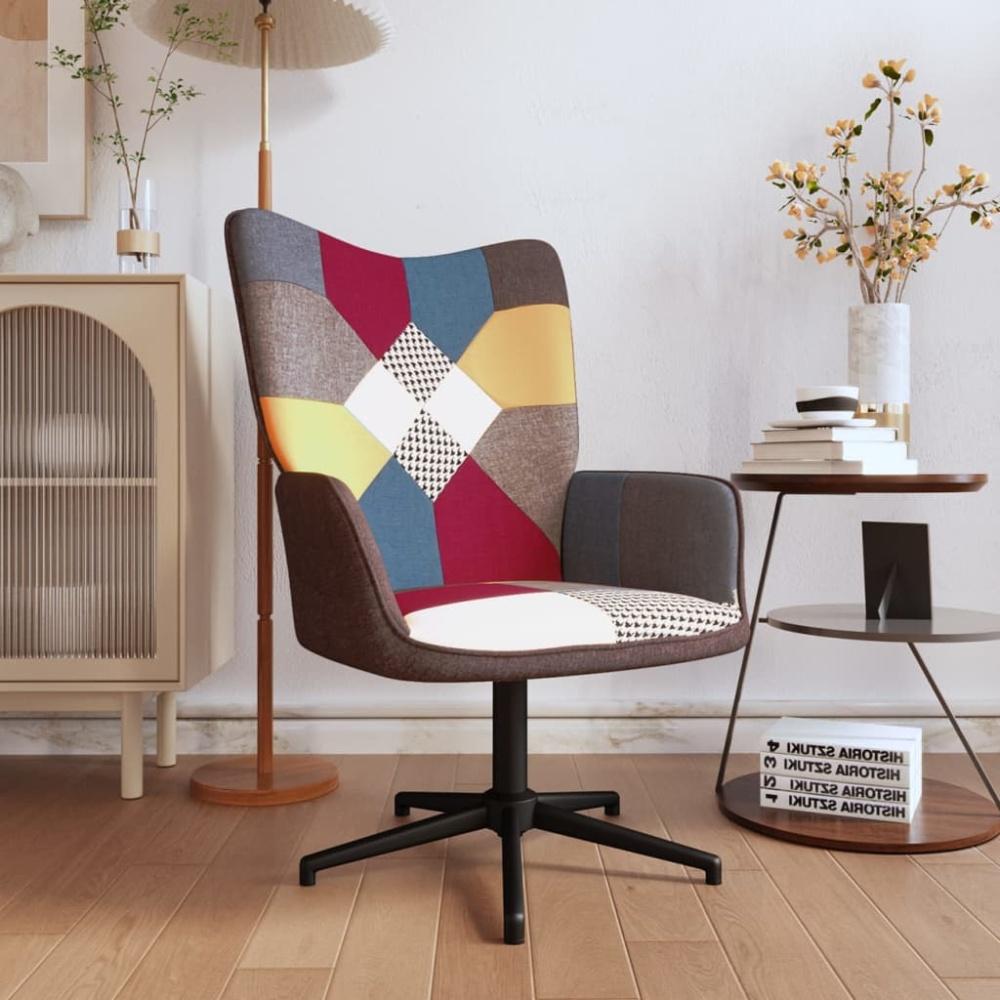 vidaXL Relaxsessel Patchwork Stoff [328187] Bild 1
