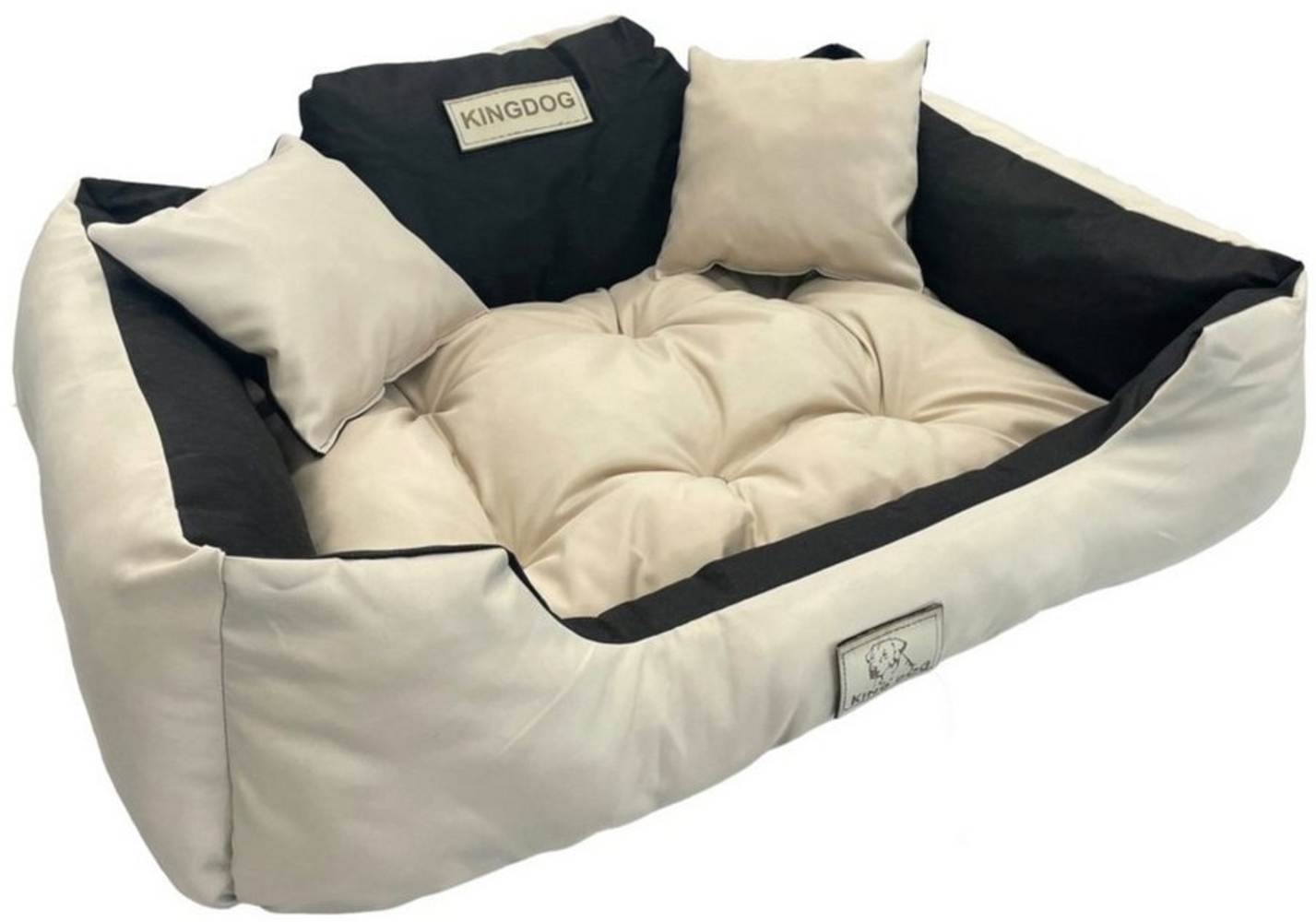 King Dog Tierbett 8AC, Hundebett Katzenbett 115 x 95 cm viele Farben Größe XL Bild 1