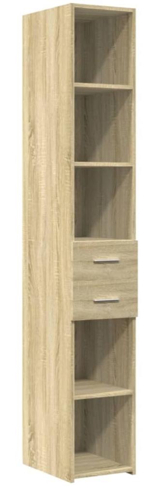 vidaXL Highboard Sonoma-Eiche 30x42,5x185 cm Holzwerkstoff 846238 Bild 1
