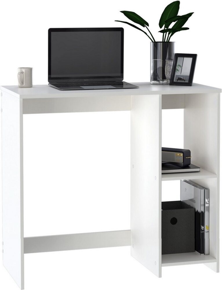 INOSIGN Schreibtisch BAKAR, Laptoptisch, Computertisch, 2 offene Fächer, platzsparend, Breite 80 x Tiefe 40 cm Bild 1