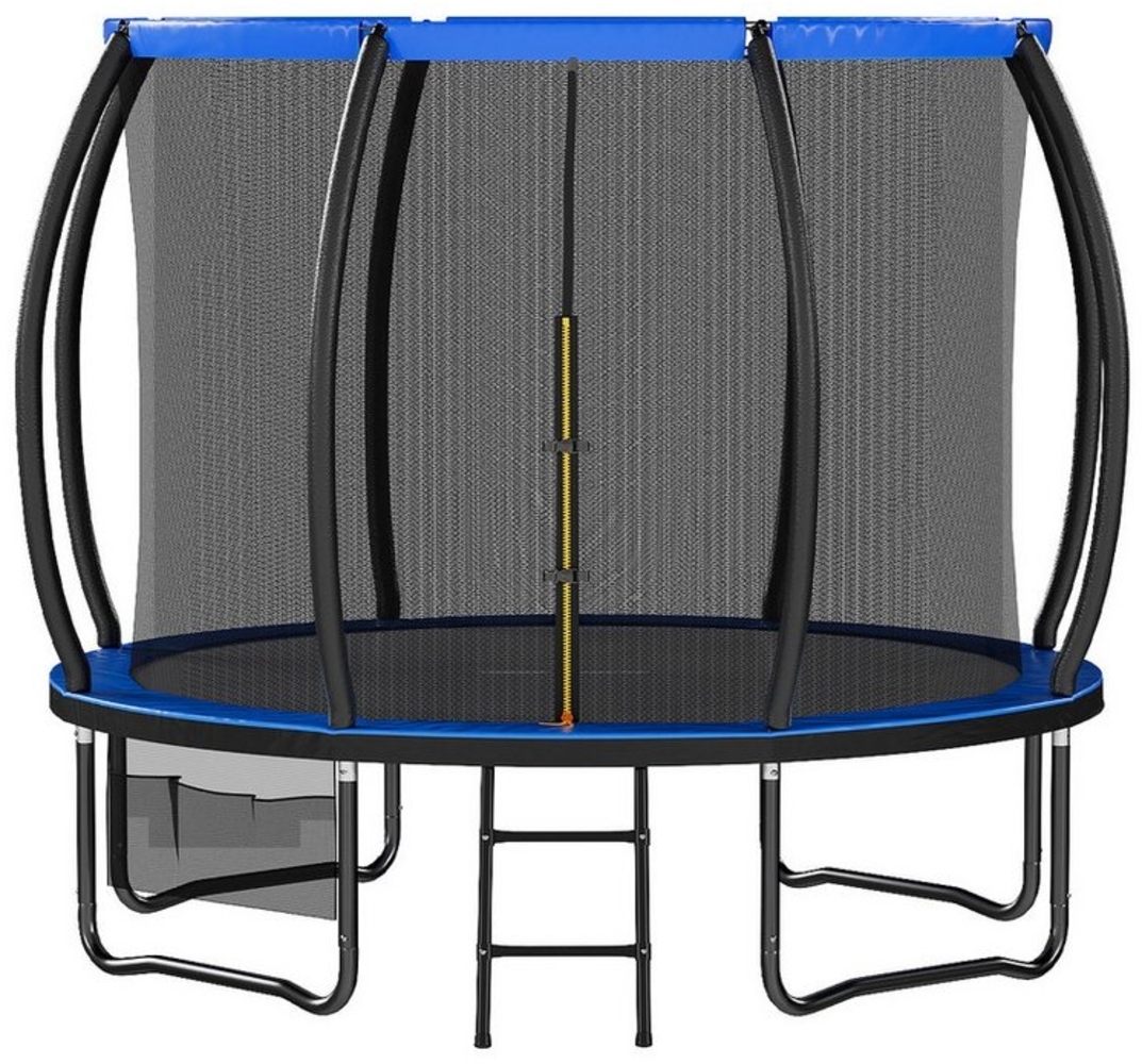 HOMALL Gartentrampolin Ø305cmTrampolin,Kindertrampolin mit Sicherheitsnetz und Leiter, Ø 228 cm, Ø305/366/427cm,gepolstertes Gestell,150kg,Schutzranabdeckung Bild 1