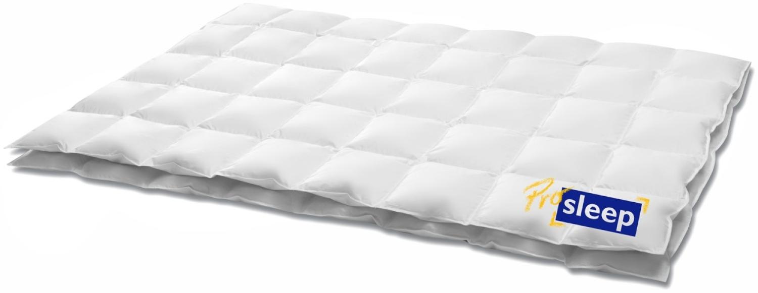 Hanskruchen Pro Sleep Komfort Kassettendecke, Extra Leicht, Sommer, 80% Daune / 20% Federchen, 135 x 200 cm Bild 1