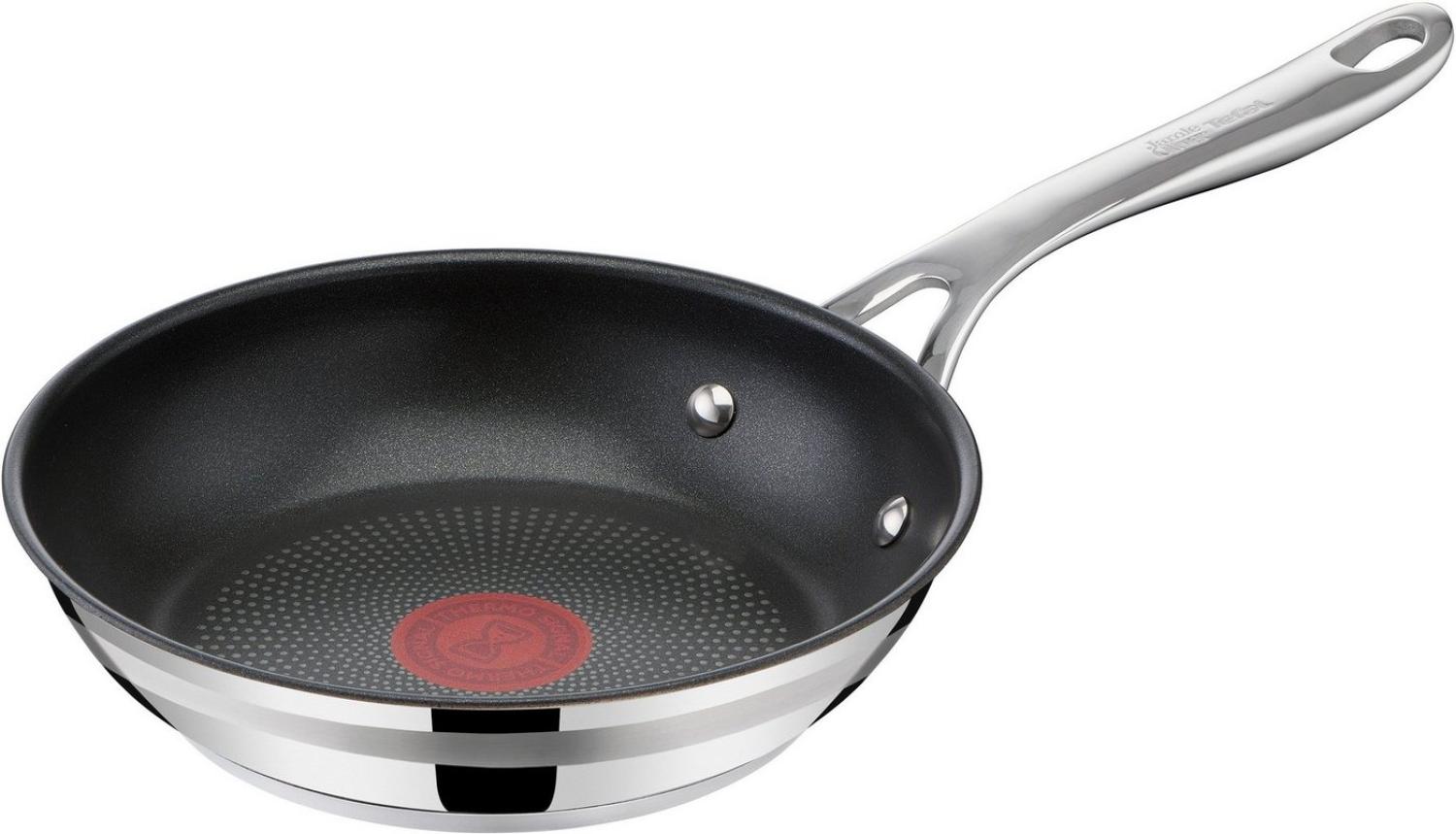 Tefal Bratpfanne Jamie Oliver Cook Smart, Edelstahl (1-tlg), Edelstahl,Antihaftversiegelung,Thermo-Signal,alle Herdarten,Induktion Bild 1