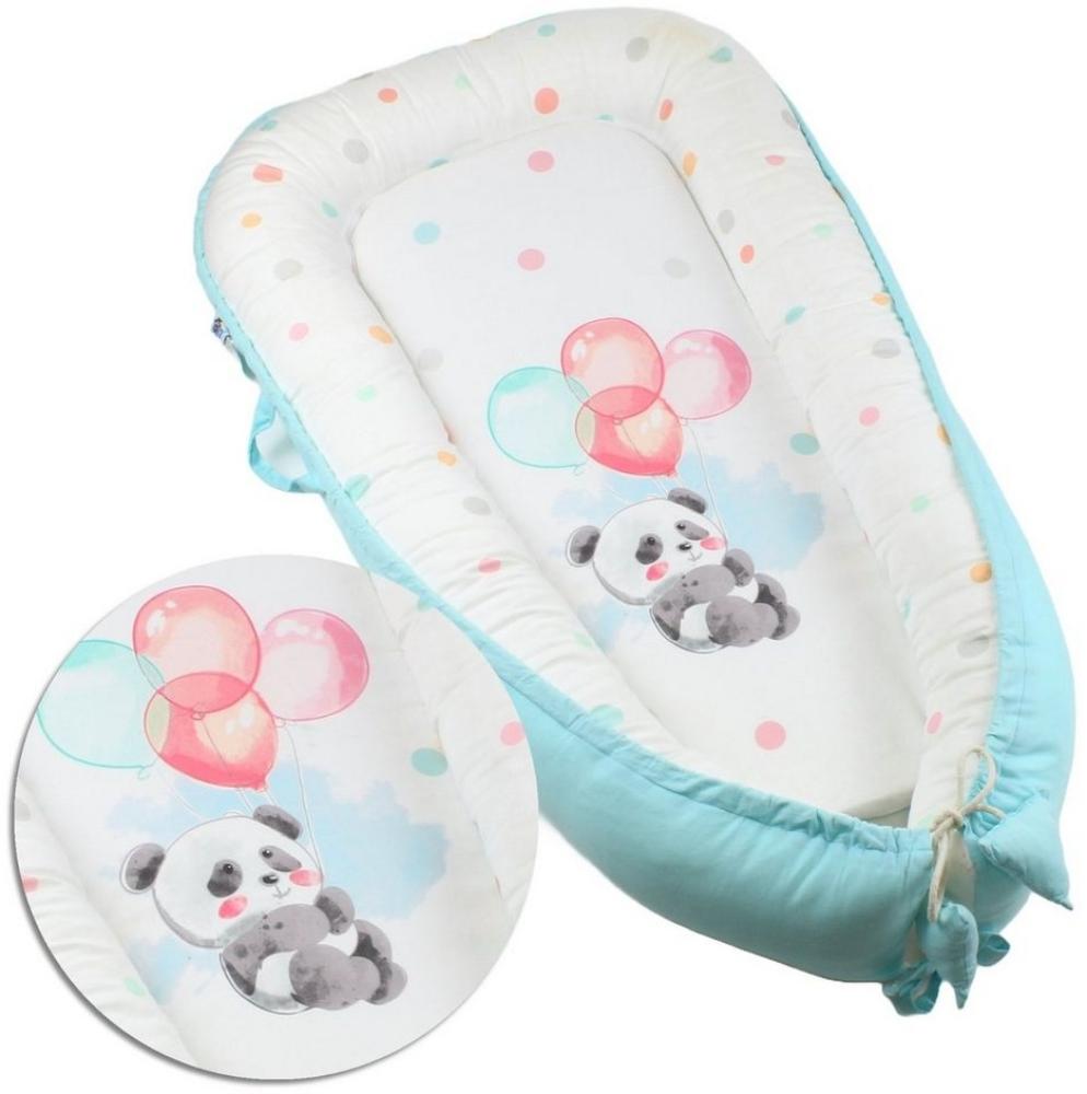 HAGO Babybett Babynest Nestchen Kokon Reisebett Kuschelnest Matratze Baumwolle Wasch Bild 1