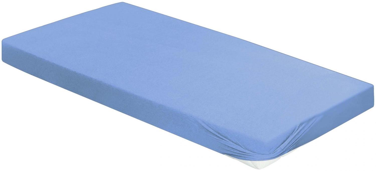 Irisette Interlock-Jersey Betttuch Neptun 0005 dkl-blau 150x200 cm 5-20 dkl-blau Bild 1