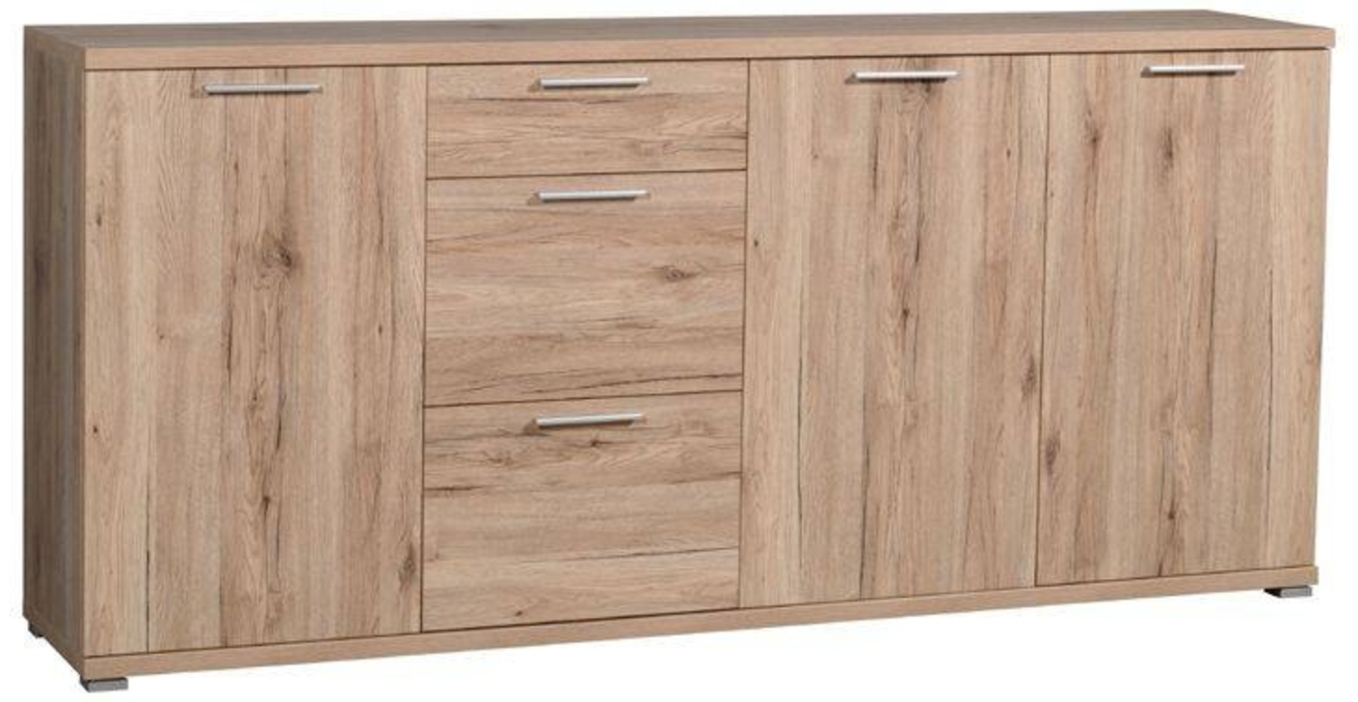 Sideboard MONTREAL-01 Sanremo Eiche, B x H x T: ca. 192 x 88 x 40 cm Bild 1