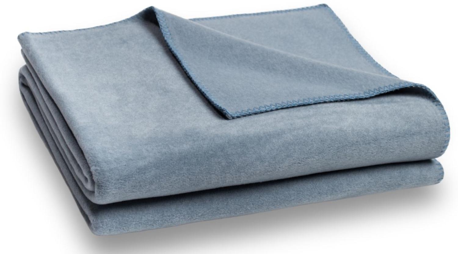 Zoeppritz Soft-Fleece denim 160x200 103291-545 Bild 1