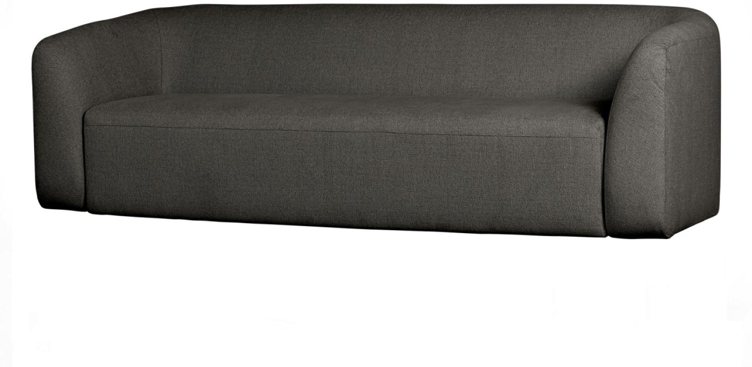 Sofa Sloping 3-Sitzer - Chenille - Anthracite Bild 1